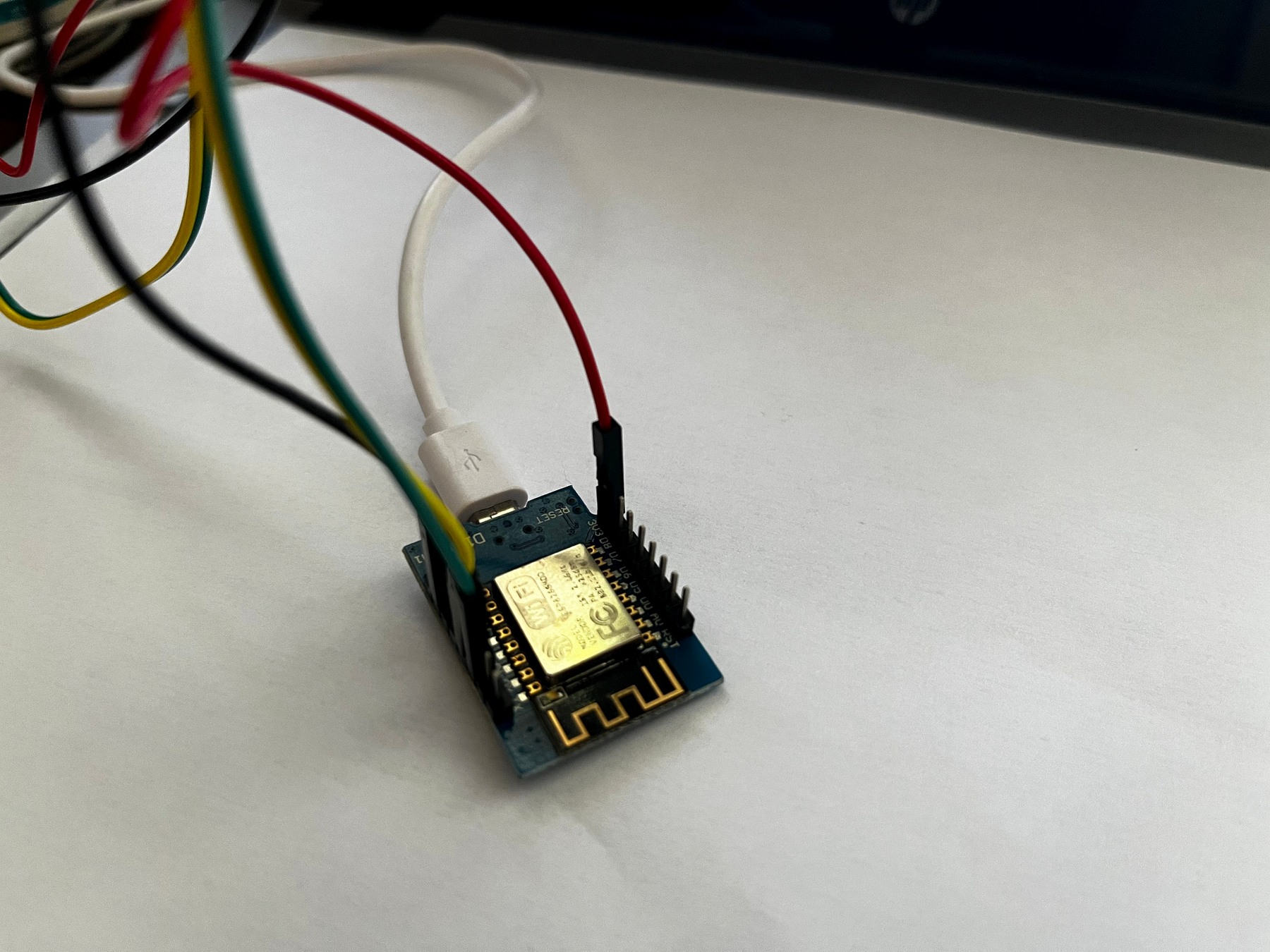Wemos D1 mini ESP8266 development board used for OpenEnvRouter